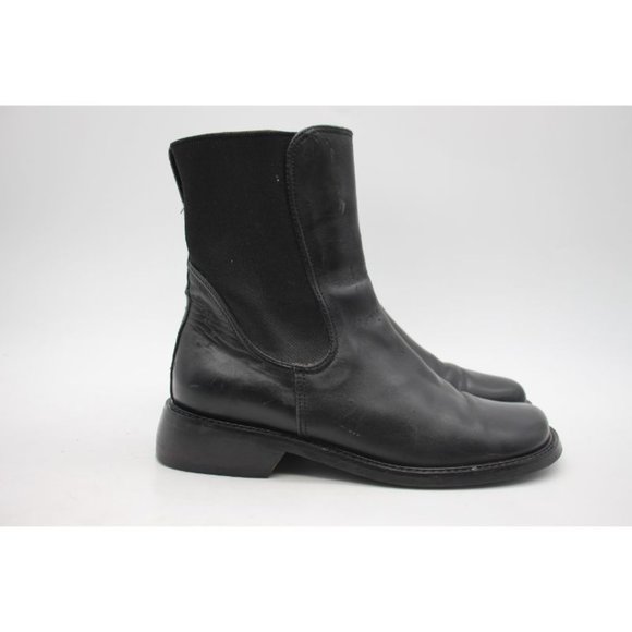 Donald J. Pliner AutumnLeather Moto Mid-calf Boots Black Women's Size 7 - Picture 9 of 15